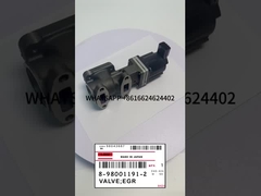 8-98001191-2 ISUZU 4HK1 8-98238247-0 EGR VALVE ASSY para ZX170 ZX225 ZX270 ZX330 ZX400 EXCAVATOR