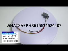 6745-81-9240 6745-81-9210 KOMATSU SAA6D114E-3 3968886 FIAÇÃO DO INJETOR PARA PC300-8 PC300-8MO WA430