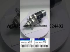 KBZE 600-863-4110 MOTOR KOMATSU SAA6D102E 600-863-4210 MOTOR DE ARRANQUE ASSY 24V 10T 4.5KW
