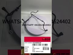5348924 TUBO DE DRENAGEM DE COMBUSTÍVEL DO MOTOR DIESEL CUMMINS QSF3.8 PARA ESCAVADEIRA XE135 CLG915E