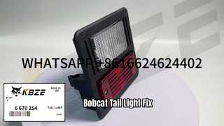 BOBCAT 6670284 LUZ TRASEIRA, CONJUNTO TRASEIRO SERVE PARA CARREGADEIRA SKID STEER 553 751 753 S150