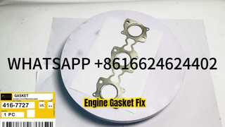 KBZE 416-7727 4167727 CAT C6.6 C7.1 JUNTA DO COLETOR DO MOTOR 323D2 D6K2 924K 930K 950GC 535D 545D
