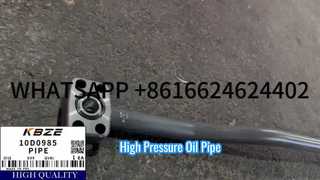 KBZE Tubos de retorno de óleo do cilindro de balde 10D0985 para escavadeira LiuGong CLG922E  resistente a alta pressão