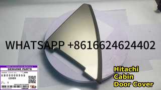 KBZE XB00000998 TAMPA DA PORTA DA CABINE HITACHI SE ENCAIXA ZX200-5 ZX200-5G 350-5G ZX470-5G ZX670-5G ZX870-5G