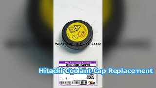 KBZE YA00038910 HITACHI ZAX130-5A ZAX130H-5A SUBSTITUIÇÃO DE PEÇAS DE ESCAVADEIRA DE TAMPA DE TANQUE DE REFRIGERANTE