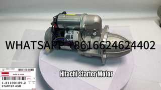 KBZE 1-81100189-2 1-81100189-0 HITACHI EX200-1 4.5KW 11T 24V MOTOR DE PARAÇÃO PARA ISUZU 6BD1 MOTOR