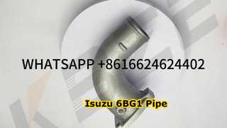 8-98180384-0 1-14112756-0 TUBULAÇÃO DO MOTOR ISUZU 6BG1; ENTRADA PARA HITACHI ZAX200-5 ZAX240-3 ZAX250 ZAX260