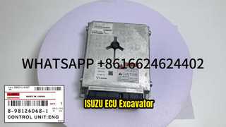 8-98126068-1 A UNIDADE DE CONTROLADOR DE ISUZU 6HK1 8-98126068-2 ECU CABE A MÁQUINA ESCAVADORA DE SUMITOMO SK350-5 DO CASO