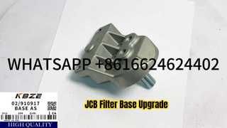 KBZE OEM 02/910917 BASE DE FILTRO COMO SE ENCAIXA PARA ESCAVADEIRA JCB JS205 JS215 JS220 NXT215