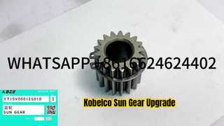 KBZE Substituição Kobelco YT15V00012S010 Final Drive Sun Gear se encaixa SK70 SK75 SK80 Escavadeira Travel Mo