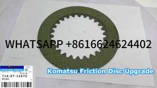 KBZE 714-07-12670 7140712670 DISCO DE FRICÇÃO DE QUALIDADE OEM PARA KOMATSU WA200 WA250 WA300 WA320 WA380 WA4