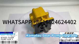 KOMATSU 07432-71200 141-43-00021 16Y-75-24000 BOMBA DE ENGRENAGEM PARA D54A D75A D80A D85A D95S SD16 para você