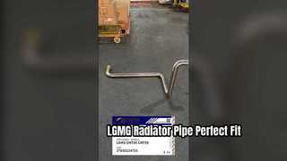 TUBO DE RADIADOR KBZE 27030124721 SERVE PARA CAMINHÃO LGMG CMT86 CMT96 CMT106 PARA EQUIPAMENTOS DE MINERAÇÃO