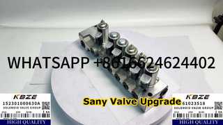 KBZE 152301000629A SANY 61023519 GRUPO DE VÁLVULA SOLENÓIDE PARA SY195 S205 S210 SY215 SY245 SY285