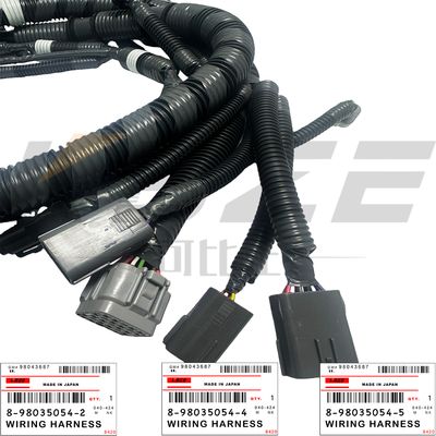 KBZE KLH10620 ISUZU 4JJ1 ENGINE 8-98035054-2 8-98035054-4 8-98035054-5 WIRING HARNESS FOR SUMITOMO SH120-5 SH130-5 JS130