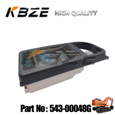 KBZE DAEWOO Monitor Gauge Panel 543‑00048G For Doosan Excavator DH140‑7 DH180‑7 DH220‑7 DH300‑7 DH470‑7 DH500‑7