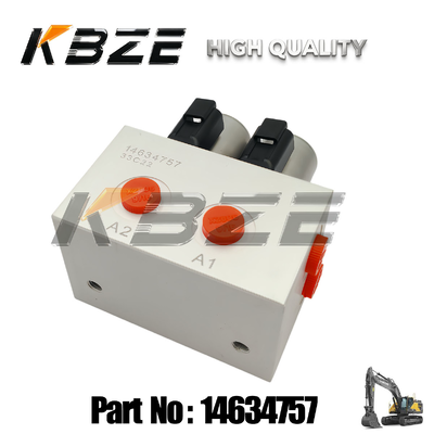 HYDRAULIC SOLENOID VALVE 14634757 OEM QUALITY FOR VOLV.O EC120 EC140 EC210 EC300 EC480 EC750 EXCAVATOR