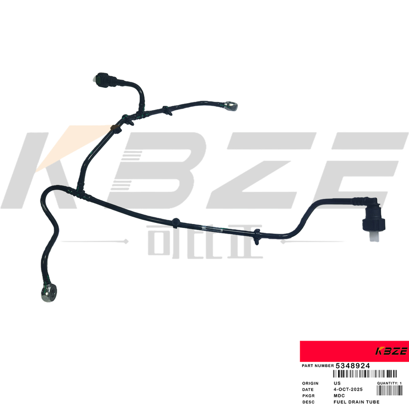 5348924 CUMMINS QSF3.8 DIESEL ENGINE FUEL DRAIN TUBE FOR XE135 CLG915E EXCAVATOR