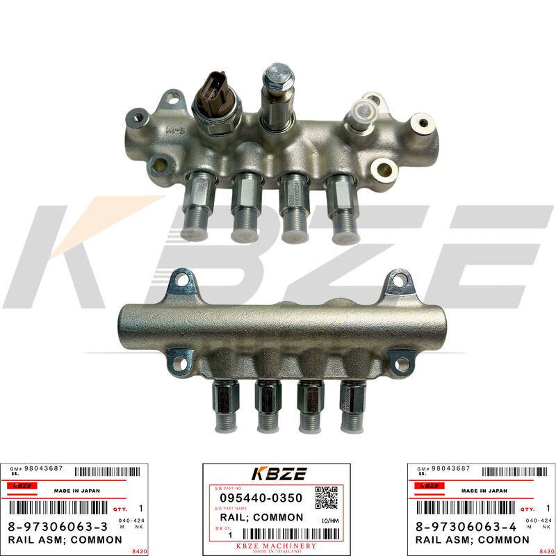 8-97306063-3 KBZE BRAND 8-97306063-4 HITACHI COMMON RAIL 095440-0350 FOR ZX170 ZX190 ZX210 ZX220 ZX240 ZX270 ZX280 ISUZU 4HK1