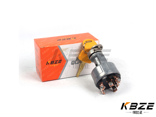 KBZE BRAND KOMATSU 08086-10000 Comutador de ignição de 6 linhas/comutador com 2 chaves DE substituição para PC200-1 PC200-2 PC200-3