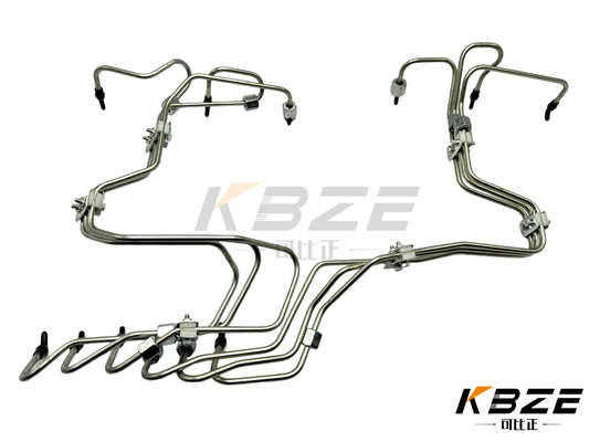 6D31 INJETOR DE FUEL DE MOTOR DE ALTA PRESSIÃO, conjunto de tubos para escavadeira KOBELCO