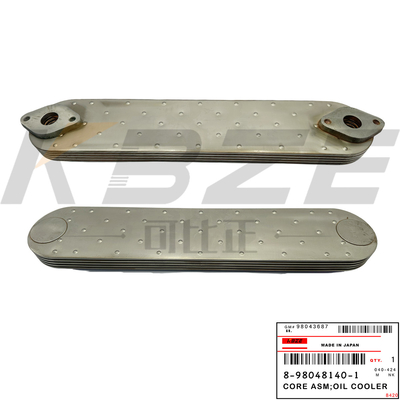 O motor ISUZU 6WG1 5P COOLER de óleo;CORE 8-98048140-0 8-98048140-1 FITS ZAX450 ZAX520 ZAX850 EXCAVATOR