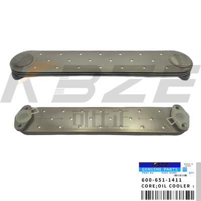 COMATSU 6D105 600-651-1411 CORE COOLER DO ÓLEO DO MOTOR 3P FITS E200B PC200-2 PC200-3