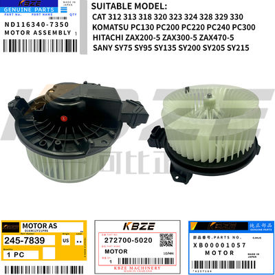 272700-5220 XB00001057 KOMATSU SANY HITACHI EXCAVATOR MOTOR de sopro de ar para E320D PC-8 ZAX200-5G SY75 SY135 SY215C