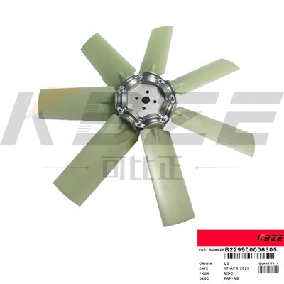 CLG922E SY215 XE215 EXCAVATOR B229900006305 Lâmina de ventilador 4H 7B PARA CUMMINS 6BT5.9 Índia