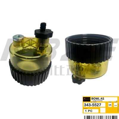 3435527 343-5527 COPO DO SEPARADOR DE ÓLEO E ÁGUA PARA CAT E320C 345C E365C E390D ESCAVADORA