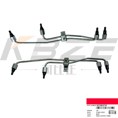 TUBO DE FORNECIMENTO DE COMBUSTÍVEL DA MARCA KBZE 5338578 SE ENCAIXA EM CUM MINS ISL9.5 QSL9.3 QSC8.3 MOTOR ESCAVADORA