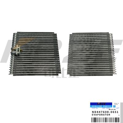 KBZE ND447600-0651 EXCAVADOR DE REEMPLAÇÃO DO EVAPORADOR PARA KOMATSU PC200 PC300 PC400 PC600 D65 D85 D155 D275 D375 WA200 WA300 WA400